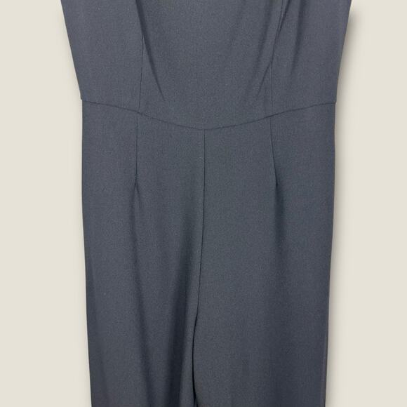 Julia Jordan Sleeveless Classic Wide Leg Jumpsuit Black Size 6 Cocktail Formal - Picture 5 of 14